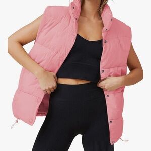 Pink Puffer Vest
